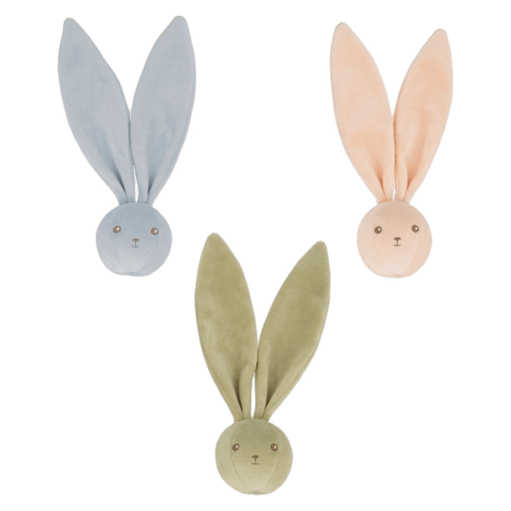 Kaloo Birth Plus Blue Lapinoo Rabbit Rattle Balls Pastel