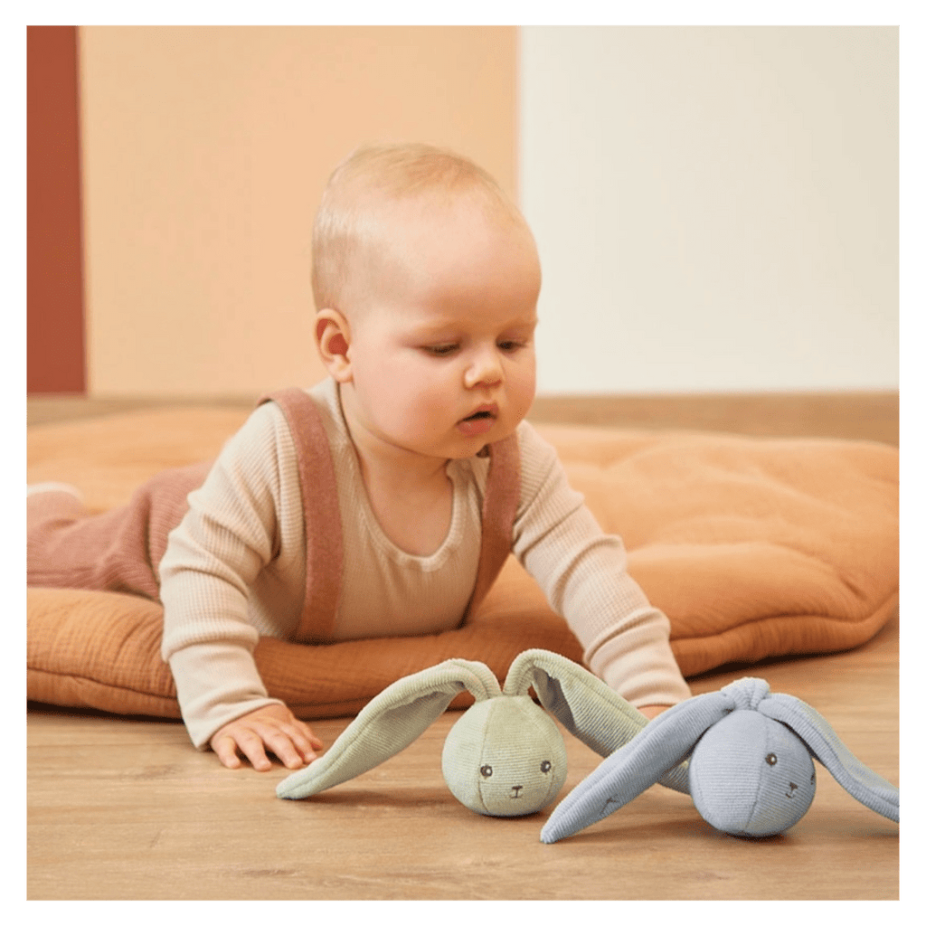 Kaloo Birth Plus Lapinoo Rabbit Rattle Balls Pastel