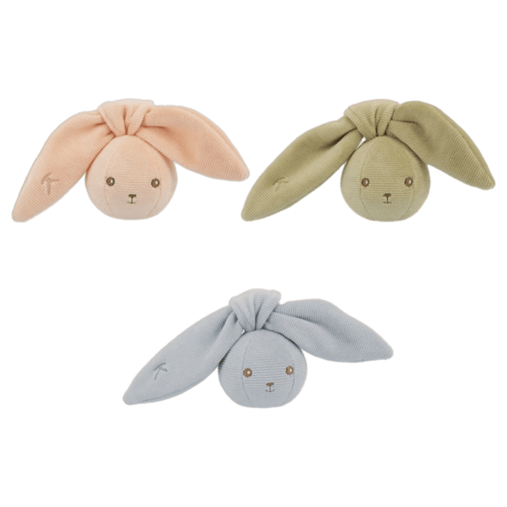 Kaloo Birth Plus Lapinoo Rabbit Rattle Balls Pastel