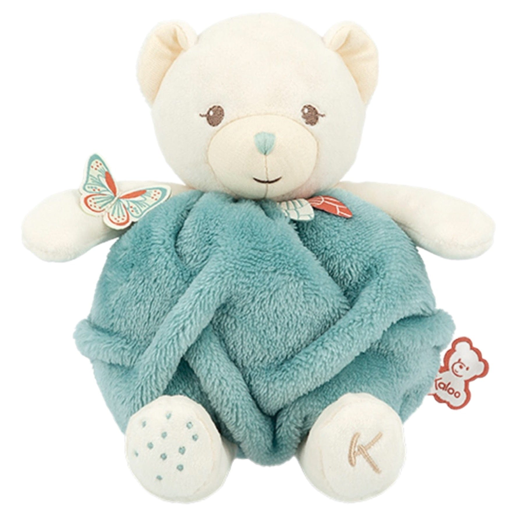 Kaloo Birth Plus Plume Bubble of Love Bear Teal 23cm