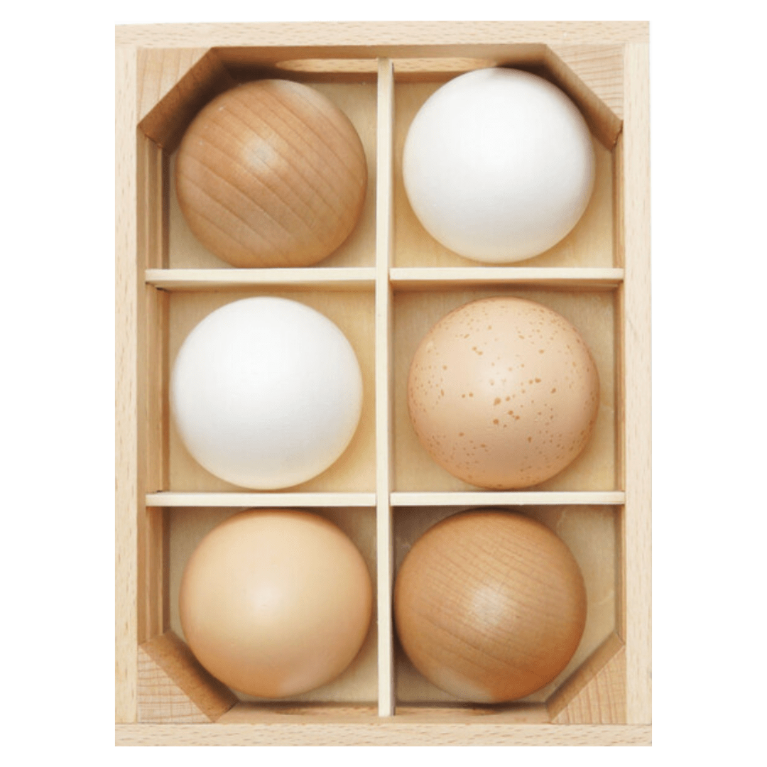 Le Toy Van 3 Plus Eggs Half A Dozen Crate