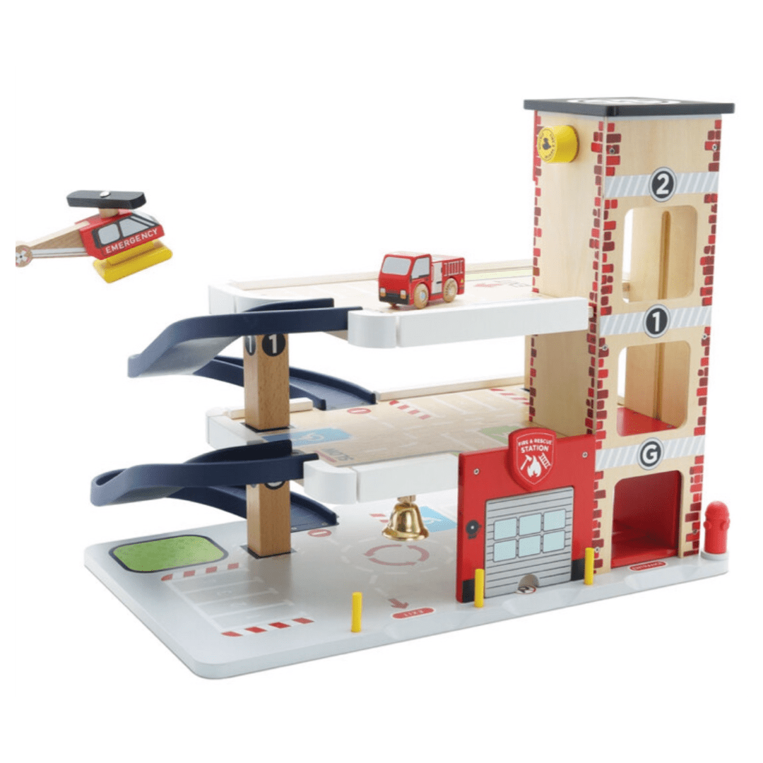 Le Toy Van 3 Plus George's Fire & Rescue Garage