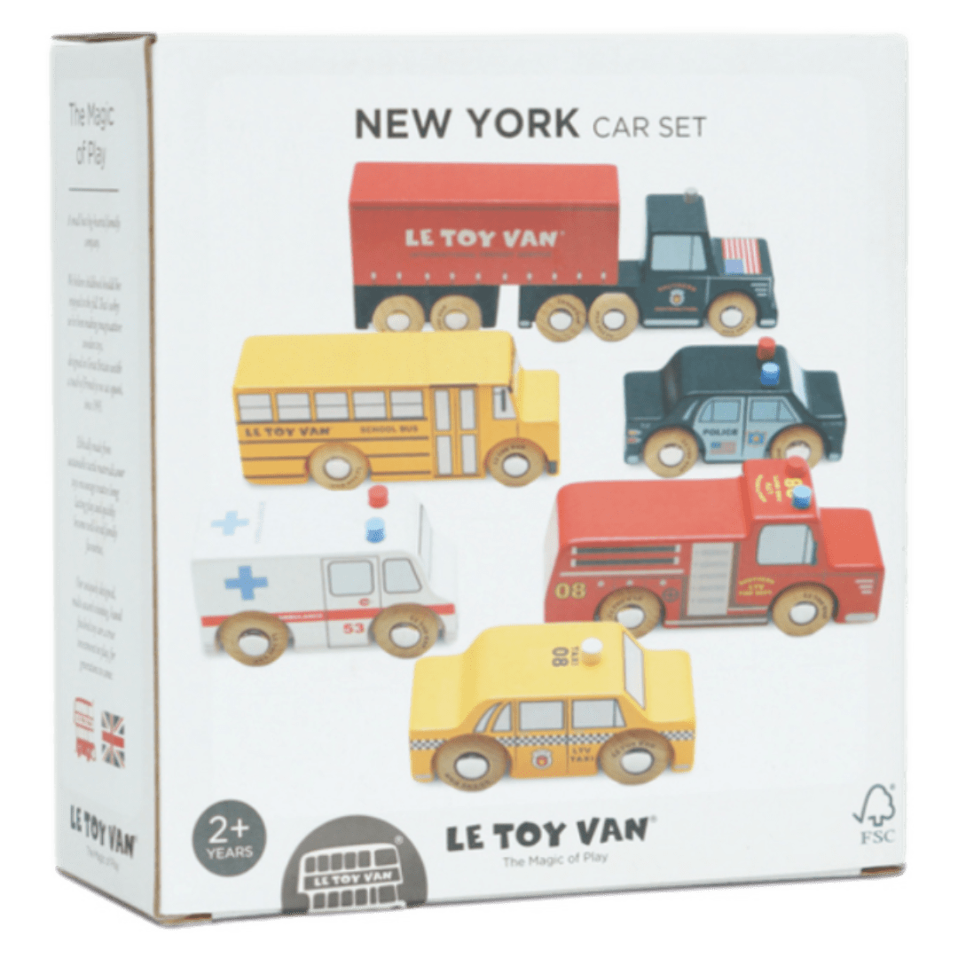 Le Toy Van 3 Plus New York Car Set