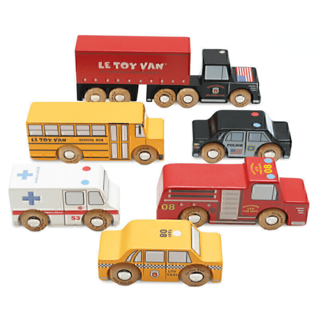Le Toy Van 3 Plus New York Car Set