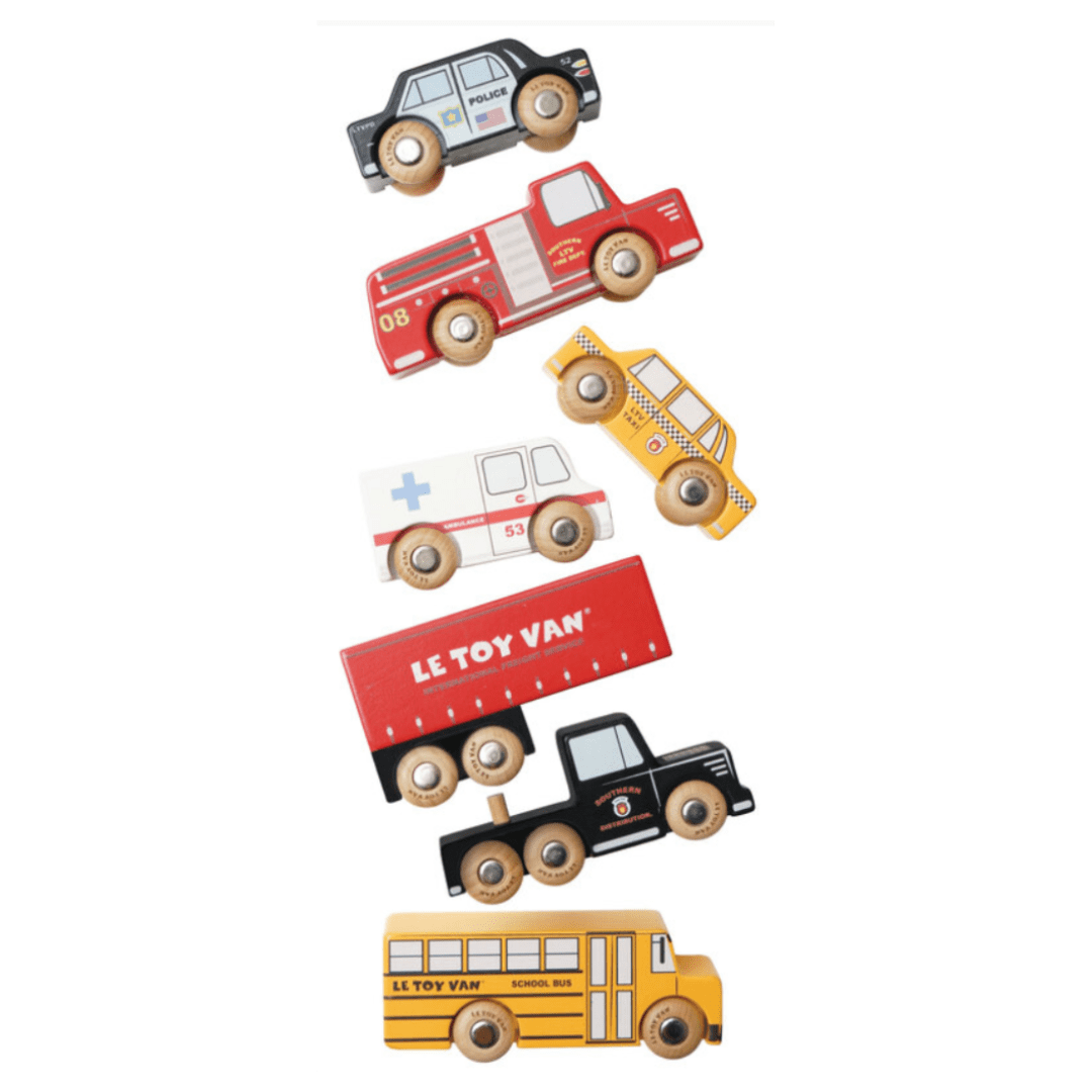 Le Toy Van 3 Plus New York Car Set