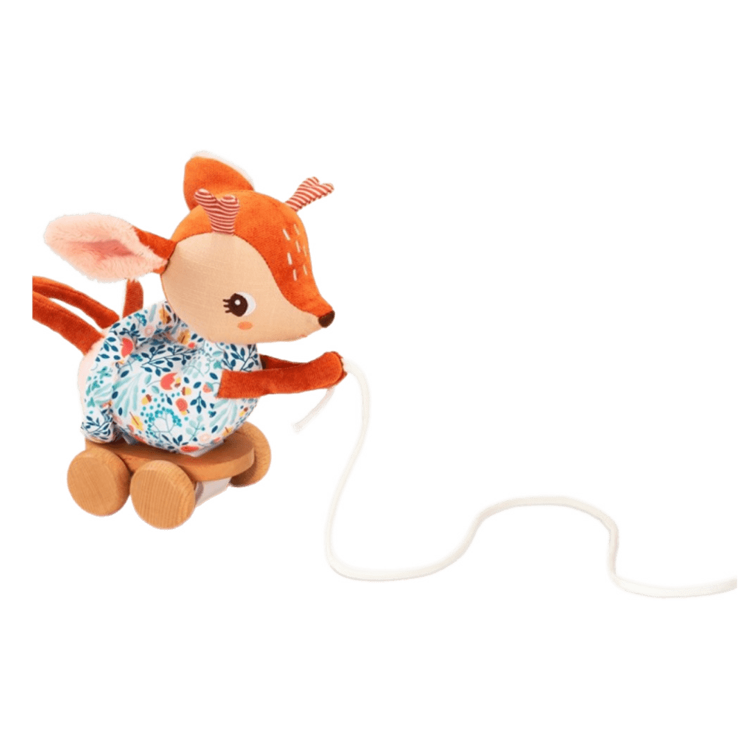 Lilliputiens 12 Mths Plus Stella Pull Along Cuddle