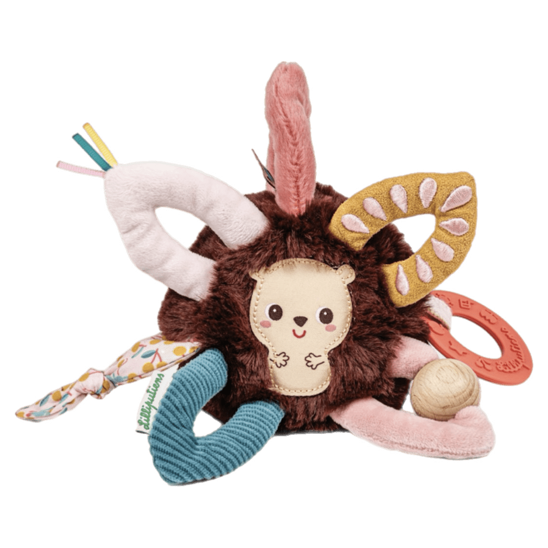 Lilliputiens 3 Months Plus Leon Multi Sensory Rattle Hedgehog
