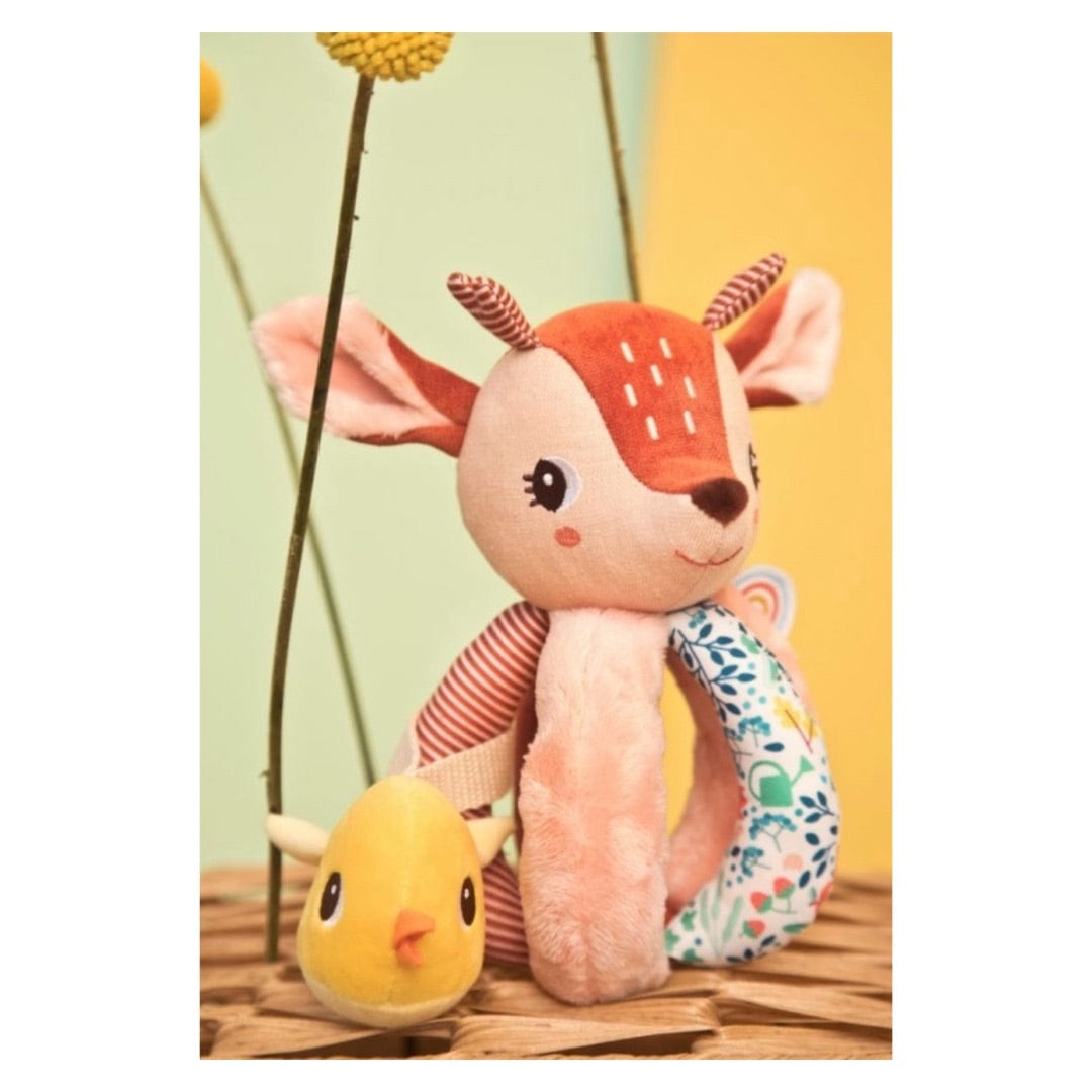 Lilliputiens 6 Mths Plus Stella Rattle with Handles