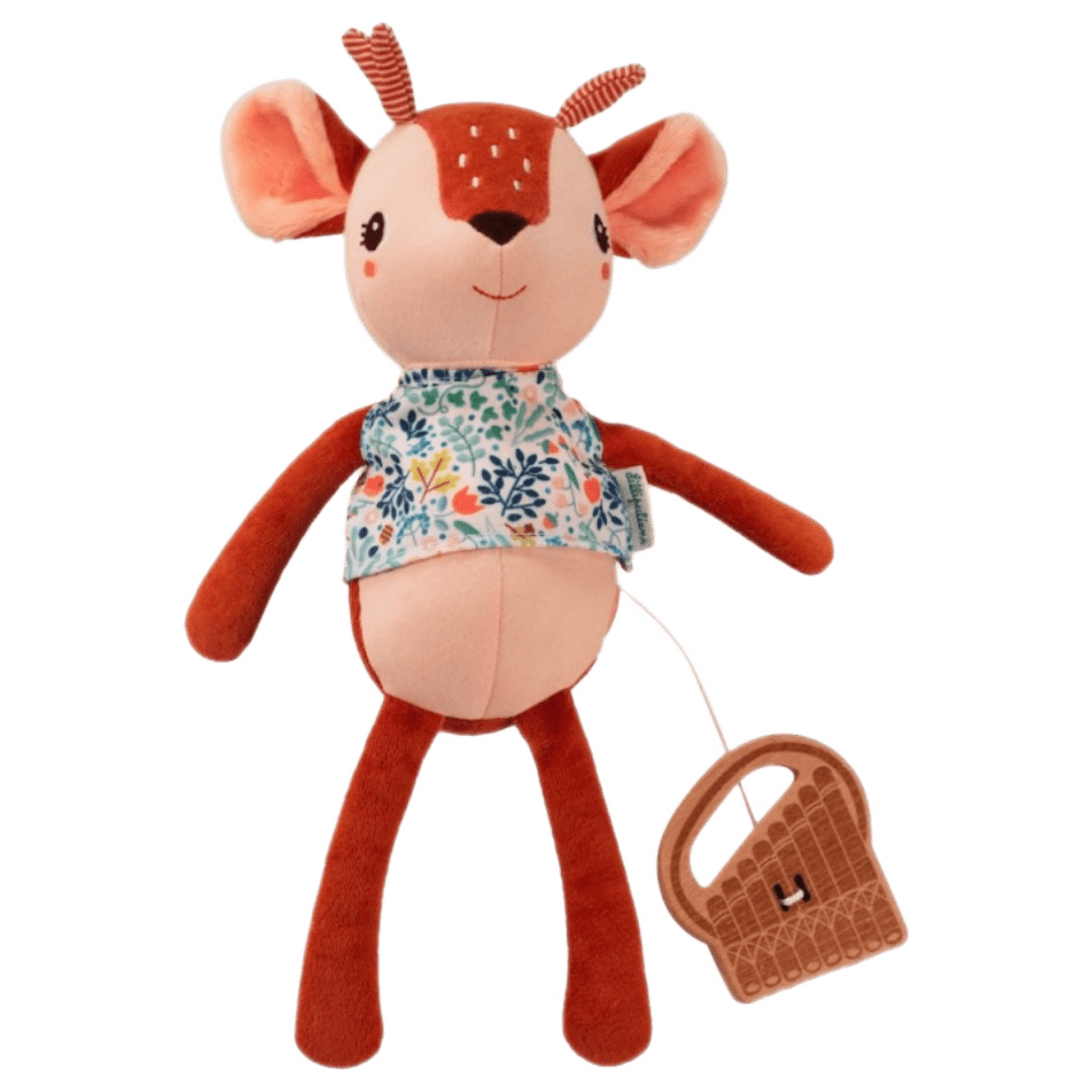 Lilliputiens Birth Plus Stella the Fawn Musical Plush