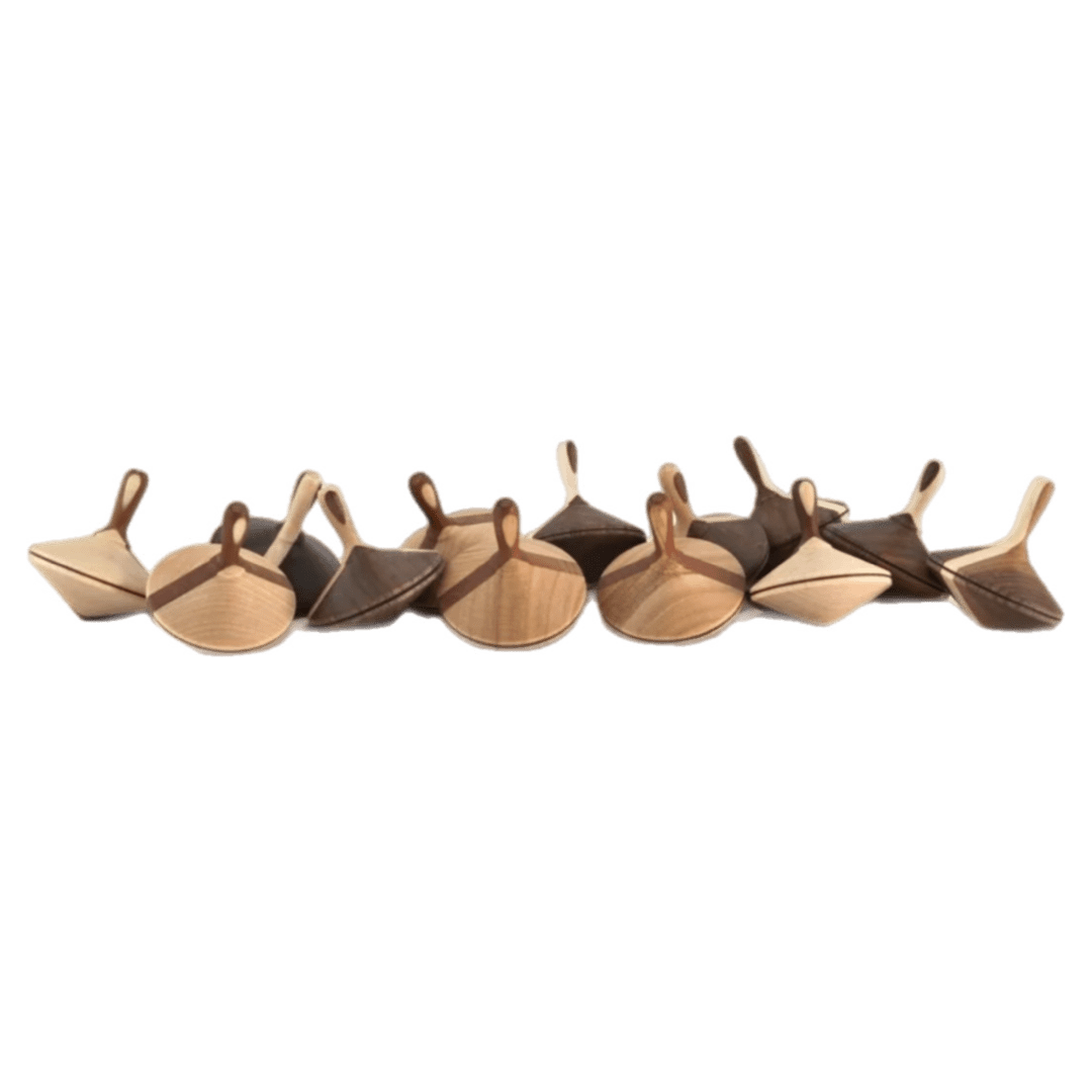 Mader 3 Plus Charlie Natural Spinning Top