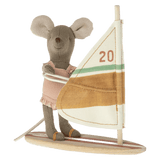 Maileg 3 Plus Beach Mice Surfer Little Sister