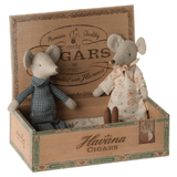 Maileg 3 Plus Grandma and Grandpa Mice in a Box