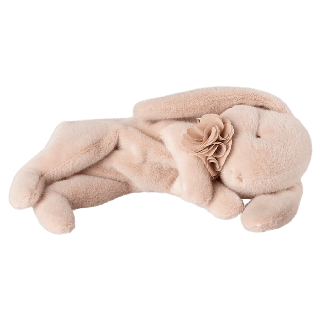 Maileg 3 Plus Sleeping Bunny Plush Small Powder