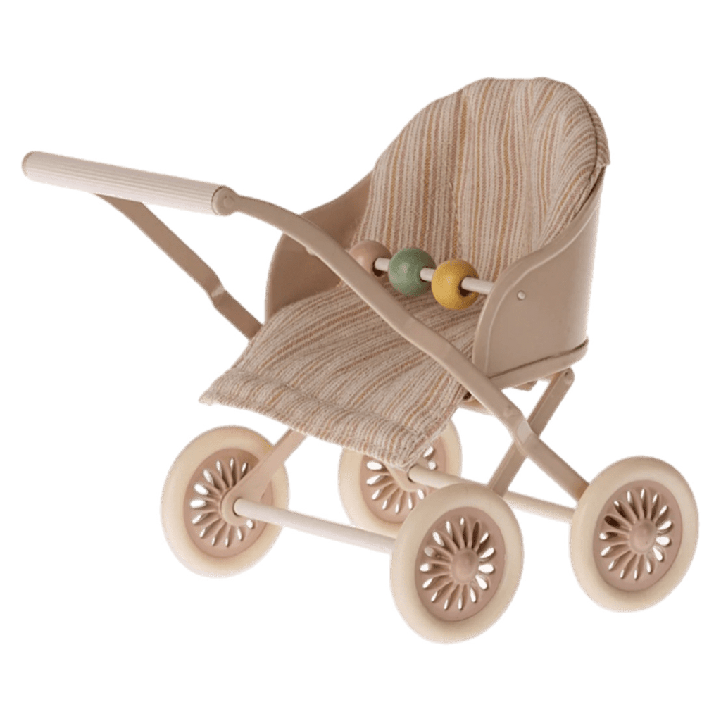 Maileg 3 Plus Stroller - Baby Rose (2024)