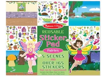 Melissa & Doug 3 Plus Reusable Sticker Pad - Fairies