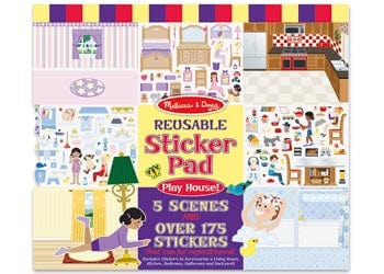 Melissa & Doug 3 Plus Reusable Sticker Pad - Play House