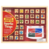 Melissa & Doug 3 Plus Wooden Stamp Set - Favourite Things