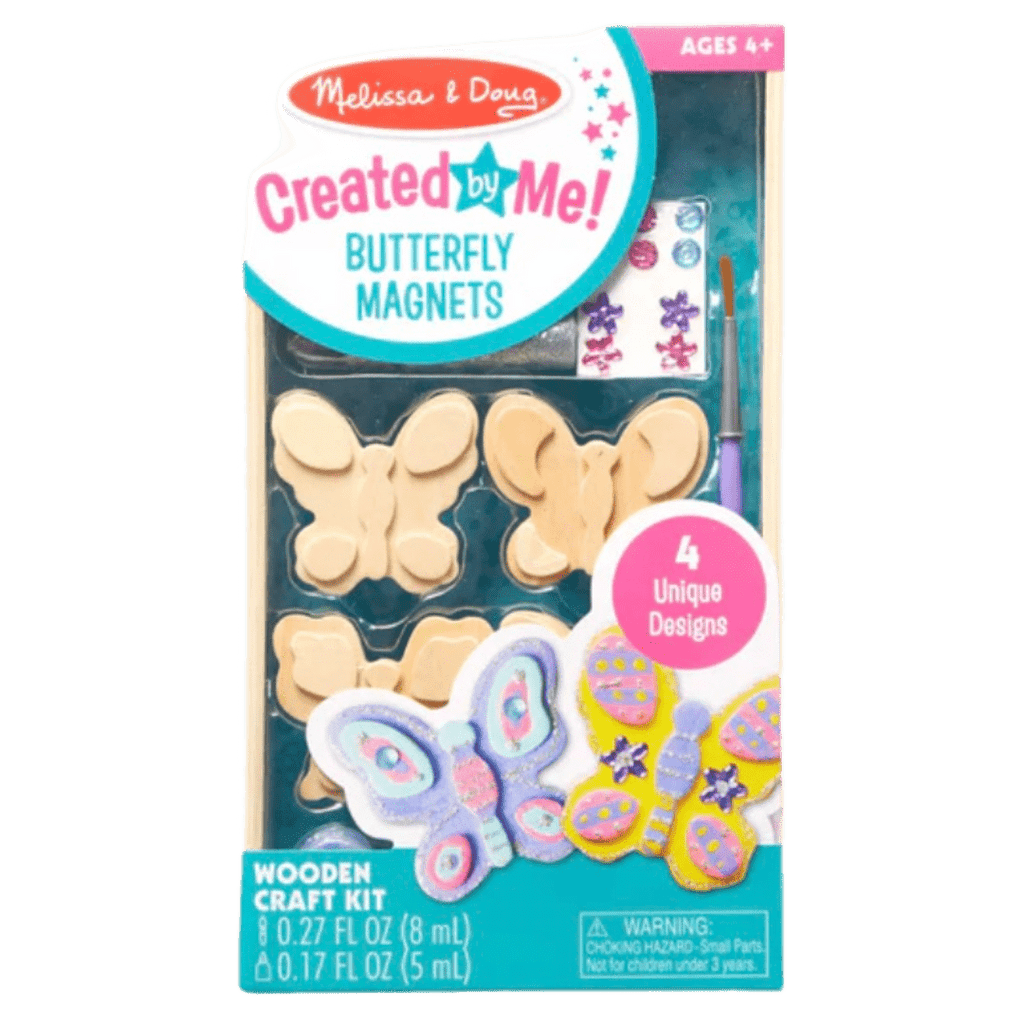 Melissa & Doug 4 Plus Created by Me! - Butterfly Magnets