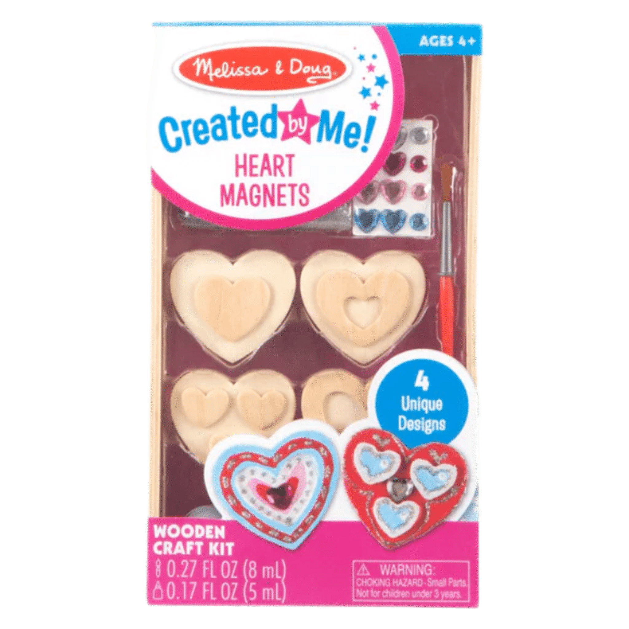 Melissa & Doug 4 Plus Created by Me! - Heart Magnets