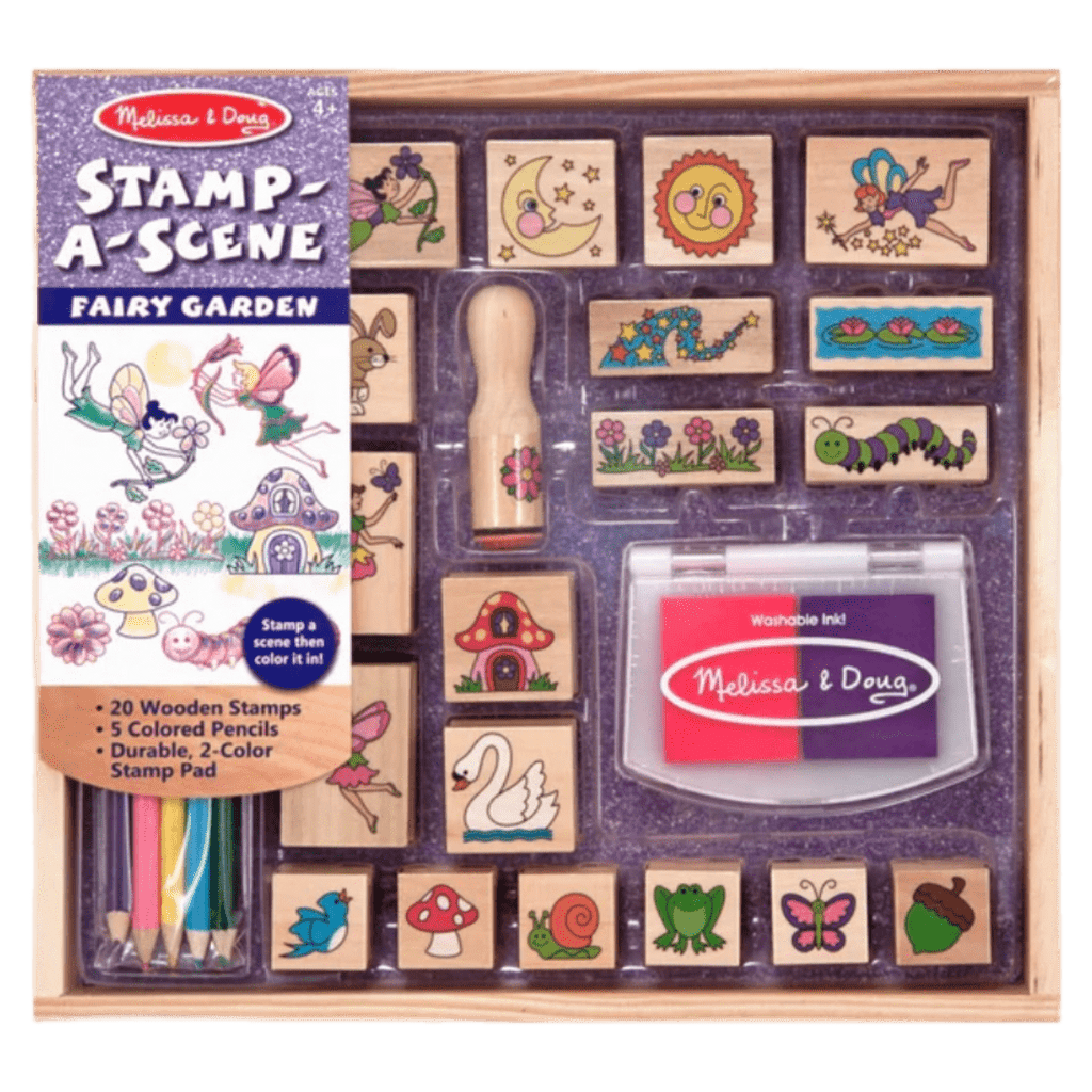 Melissa & Doug 4 Plus Stamp-a-Scene - Fairy Garden