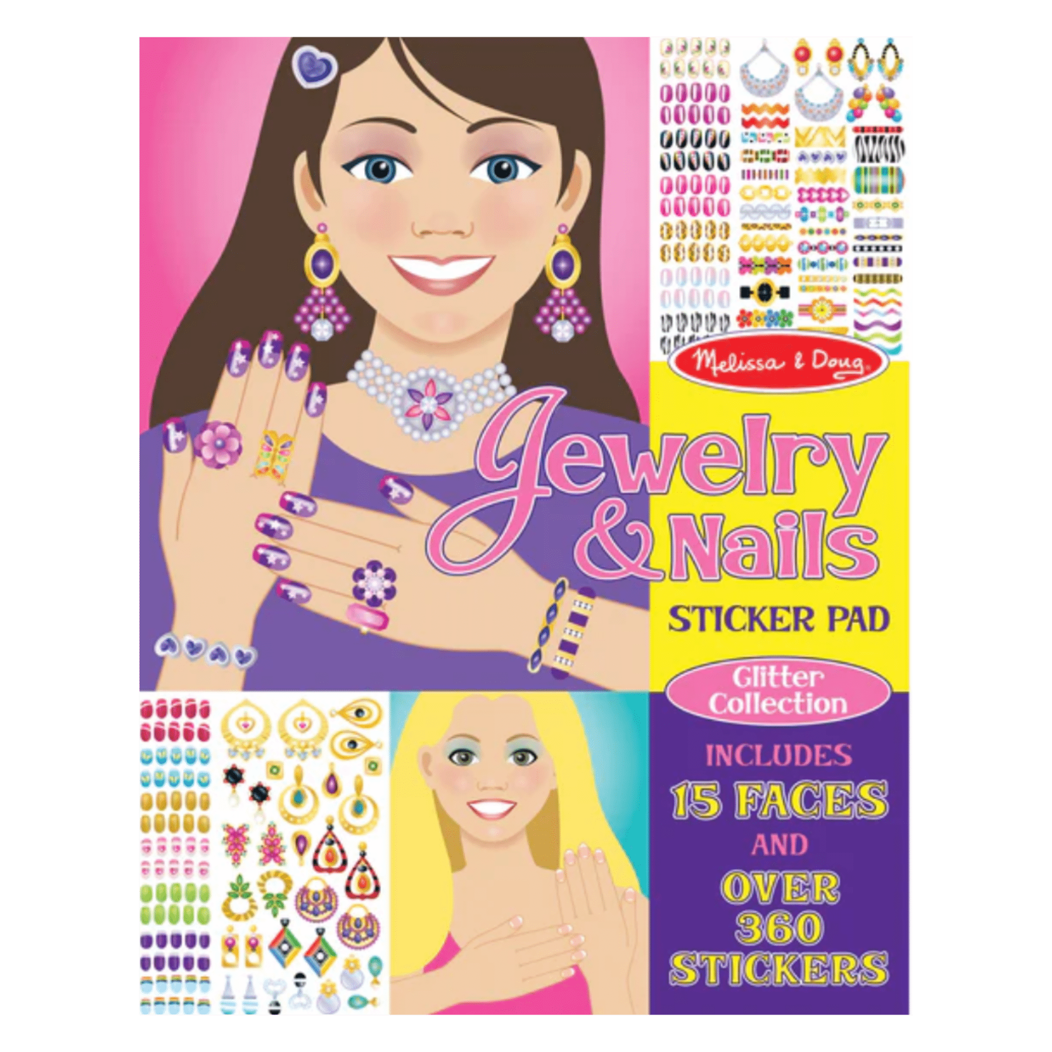 Melissa & Doug 4 Plus Sticker Pad - Jewelry & Nails
