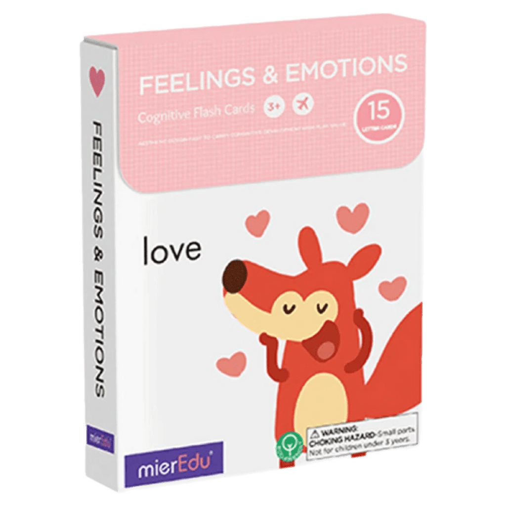MierEdu 3 Plus Cognitive Flash Cards - Feelings & Emotions