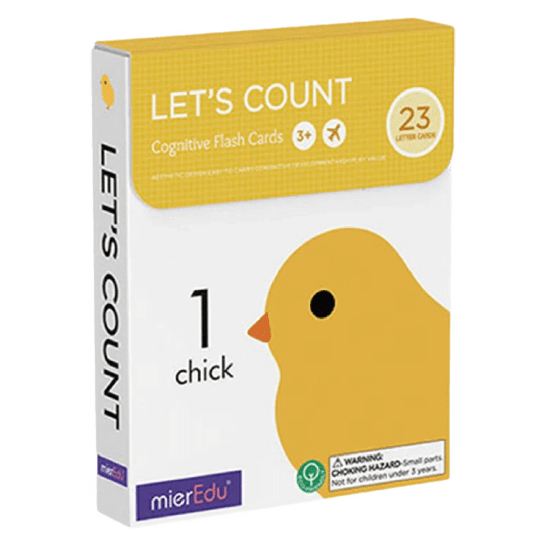 MierEdu 3 Plus Cognitive Flash Cards - Let's Count