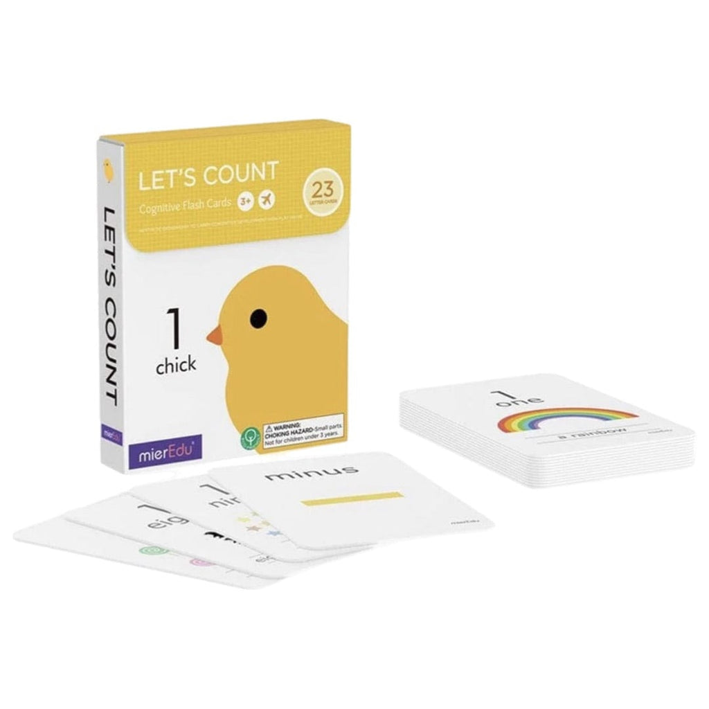 MierEdu 3 Plus Cognitive Flash Cards - Let's Count