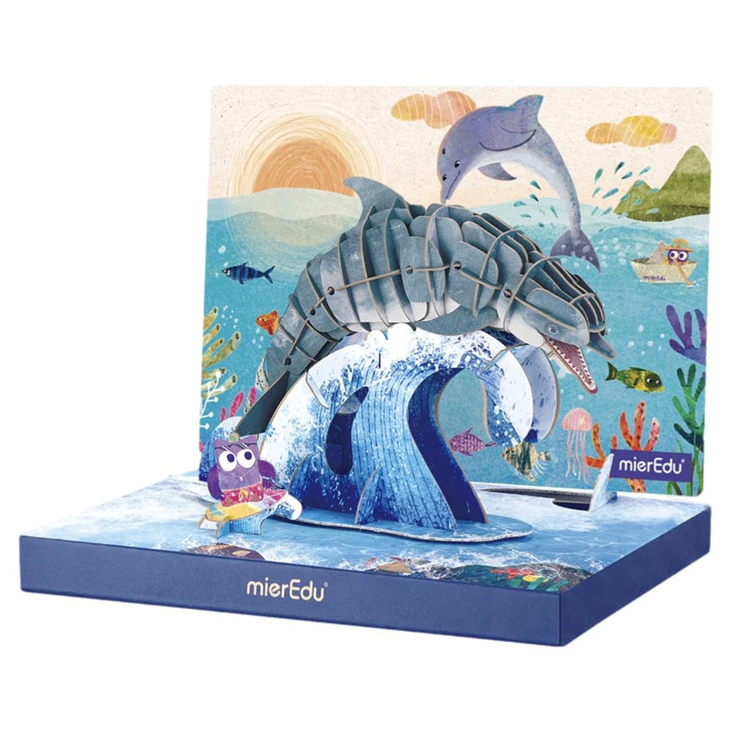 MierEdu 8 Plus Eco 3D Puzzle - Bottlenose Dolphin