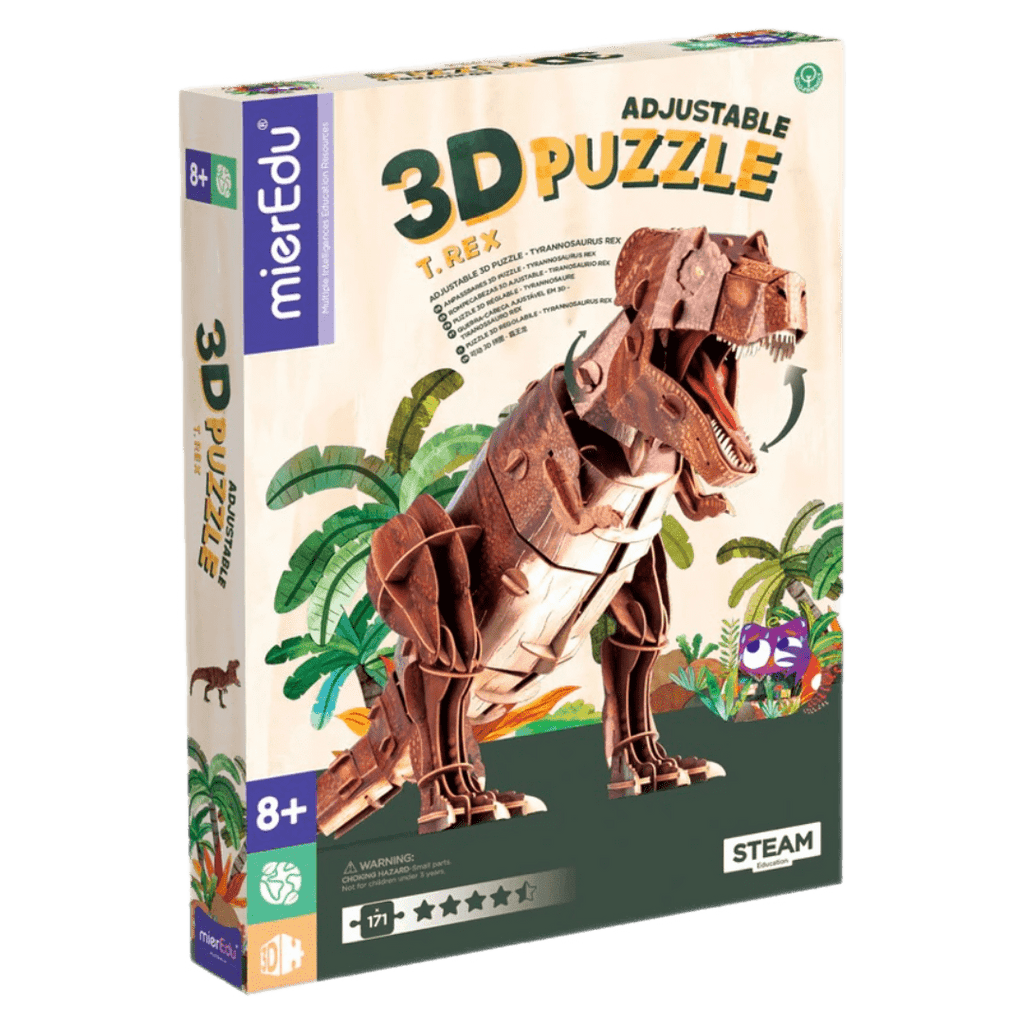 MierEdu 8 Plus ECO 3D Puzzle - Tyrannosaurus Rex