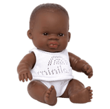 Miniland 18 Mths Plus Baby Doll 21cm - African Boy