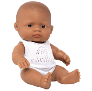 Miniland 18 Mths Plus Baby Doll 21cm - Hispanic Boy