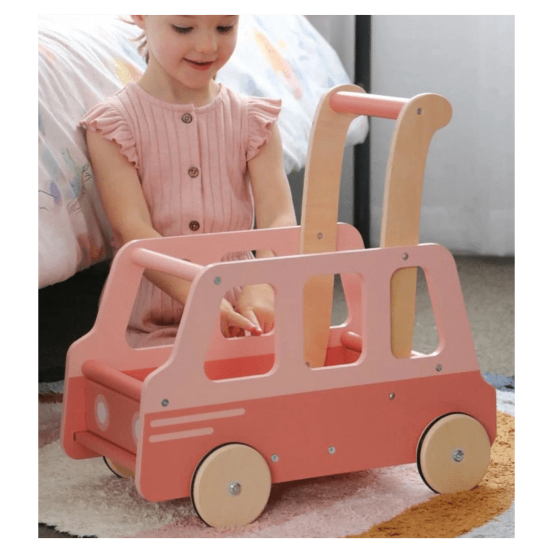 Moover 18 Months Plus School Bus Pink