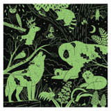 Mudpuppy 12 Plus 500 Pc Puzzle - Glow in the Dark Forest