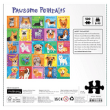 Mudpuppy 12 Plus 500 Pc Puzzle - Pawsome Portraits