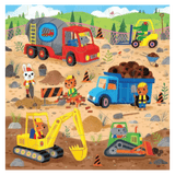 Mudpuppy 2 Plus 25 Pc Floor Puzzle - Construction Site