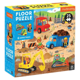 Mudpuppy 2 Plus 25 Pc Floor Puzzle - Construction Site
