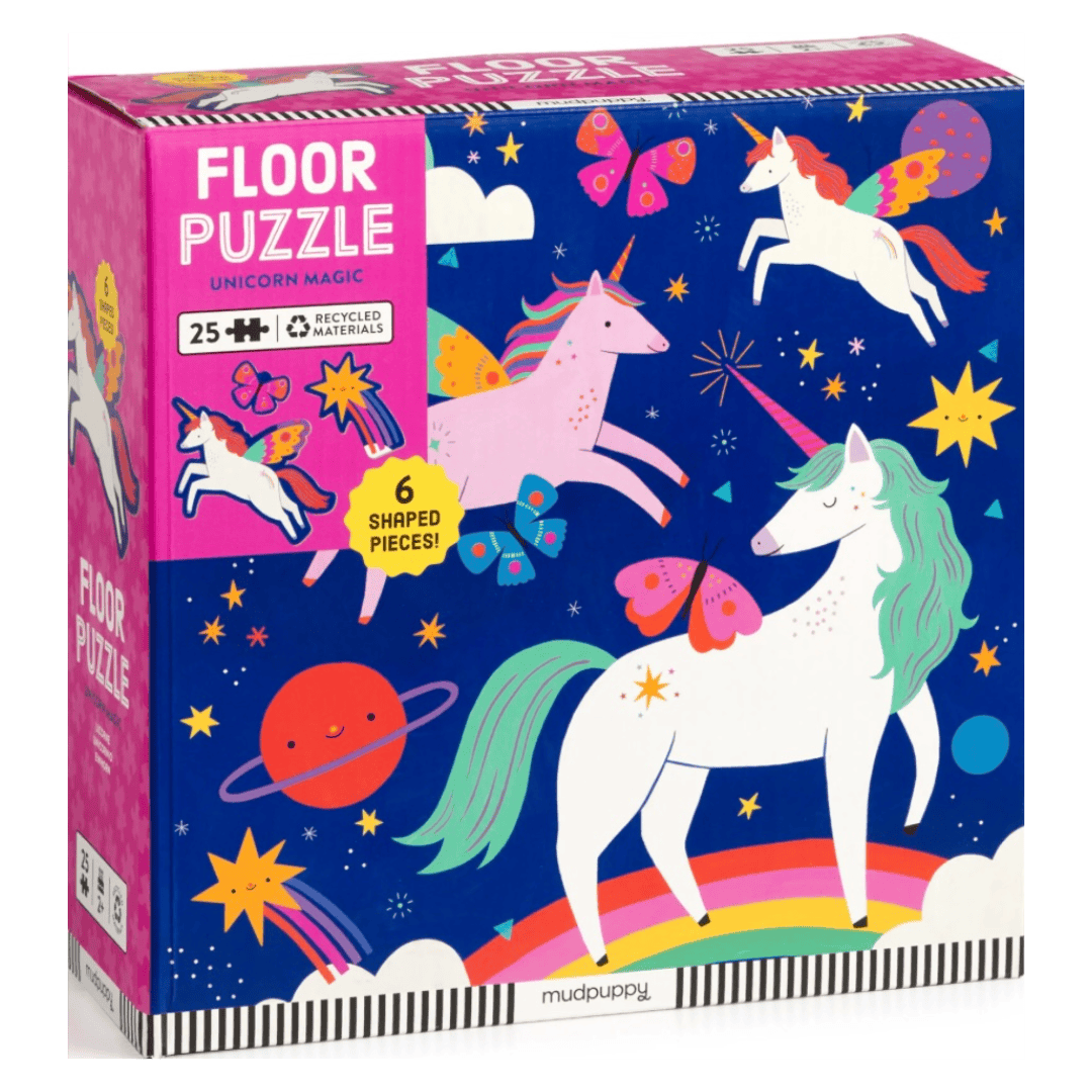 Mudpuppy 2 Plus 25 Pc Floor Puzzle - Unicorn Magic