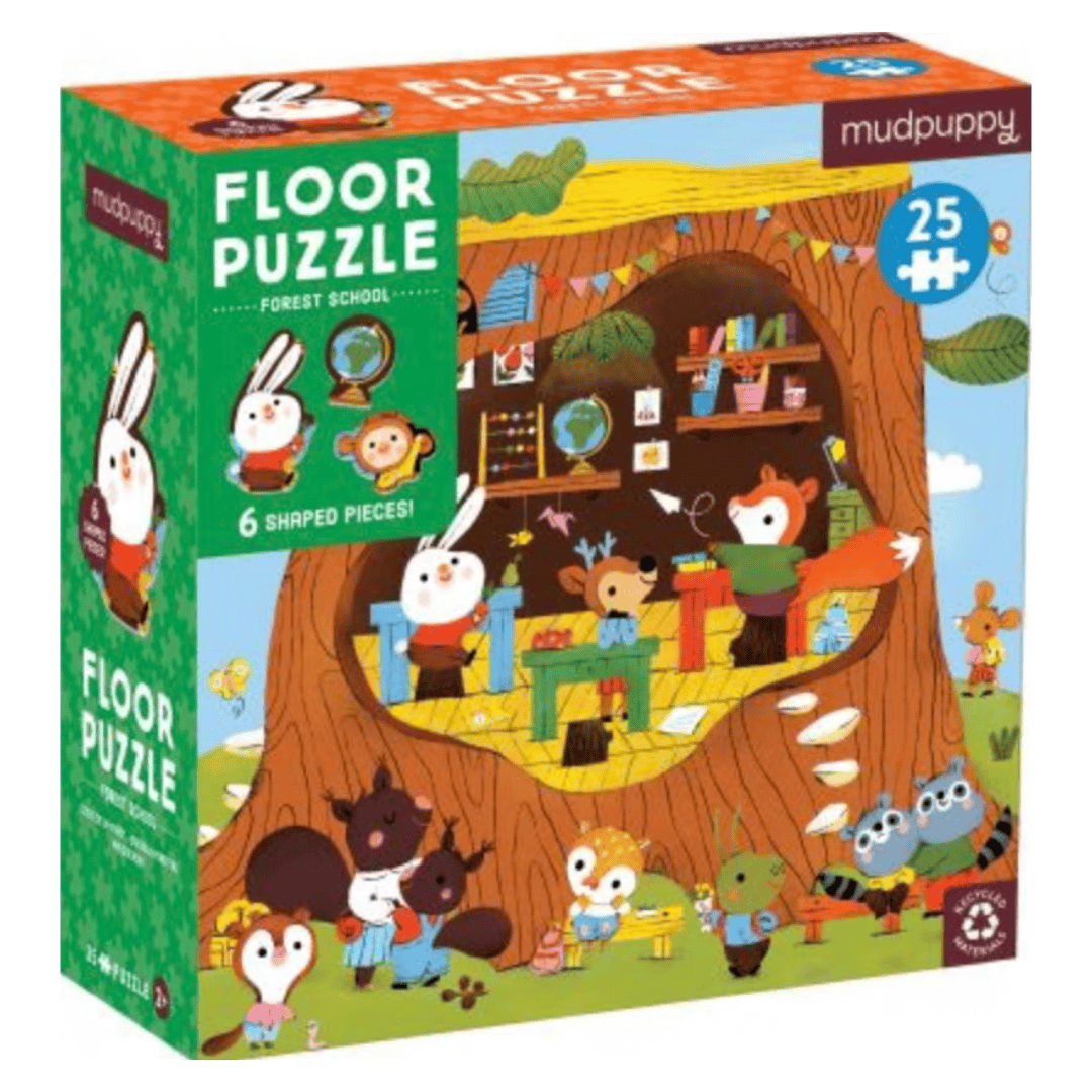 Mudpuppy 2 Plus 25 Pc Puzzle - Forest School