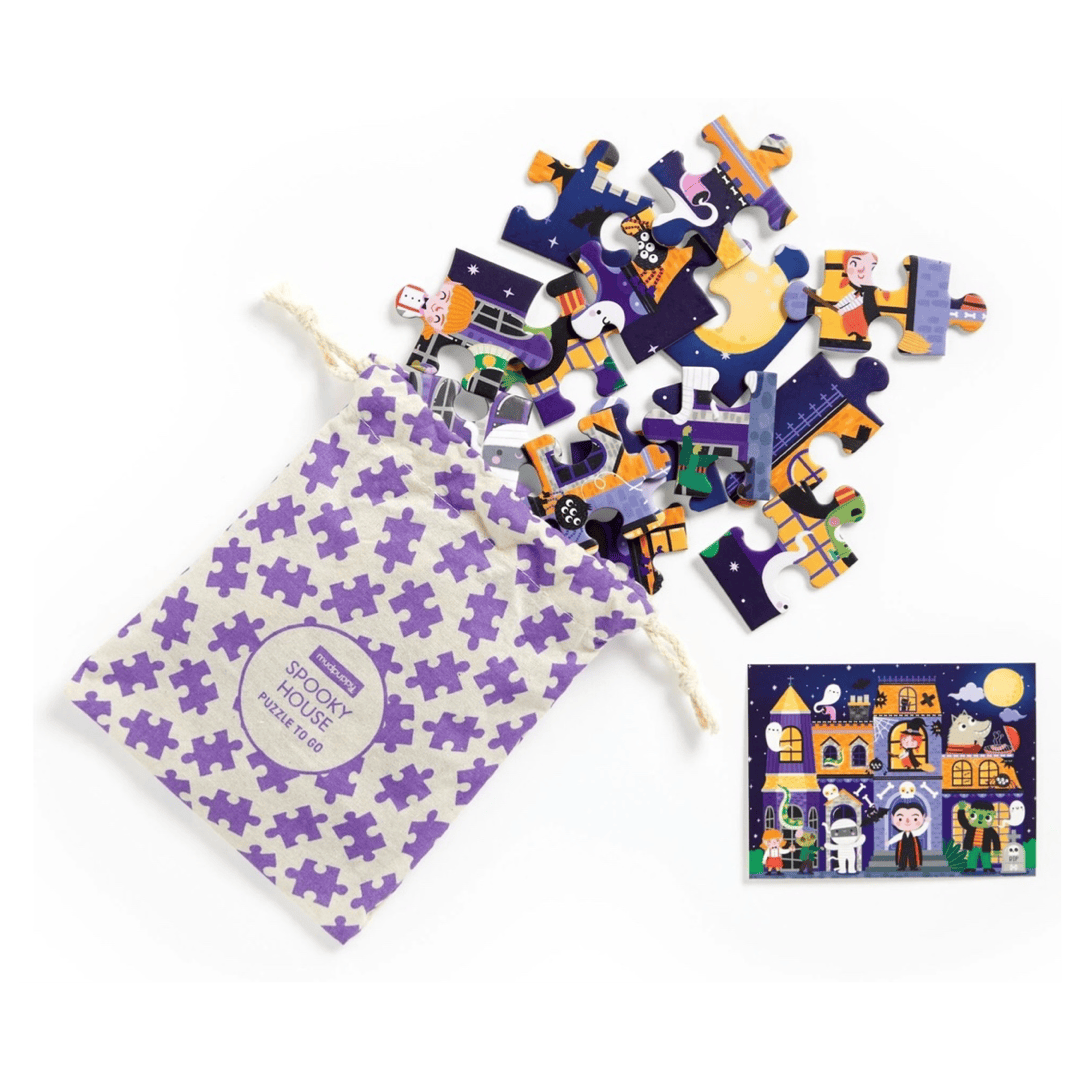 Mudpuppy 3 Plus 36 Pc Puzzle to Go - Spooky House