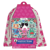 Mudpuppy 3 Plus 36 Pc Puzzle to Go - Teacup Kitten