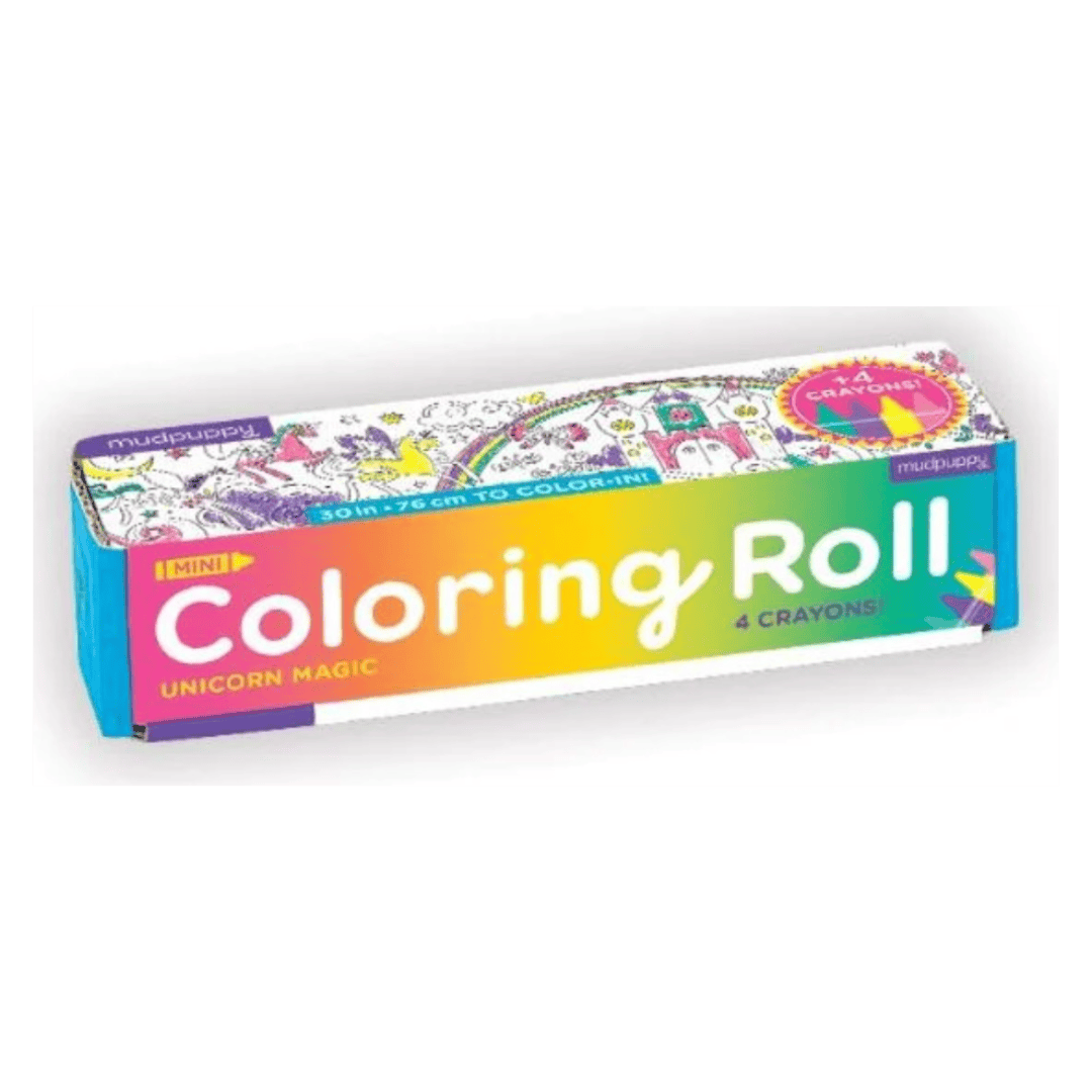 Mudpuppy 3 Plus Colouring Roll - Unicorn Magic