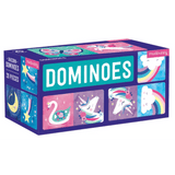 Mudpuppy 3 Plus Dominoes - Unicorn