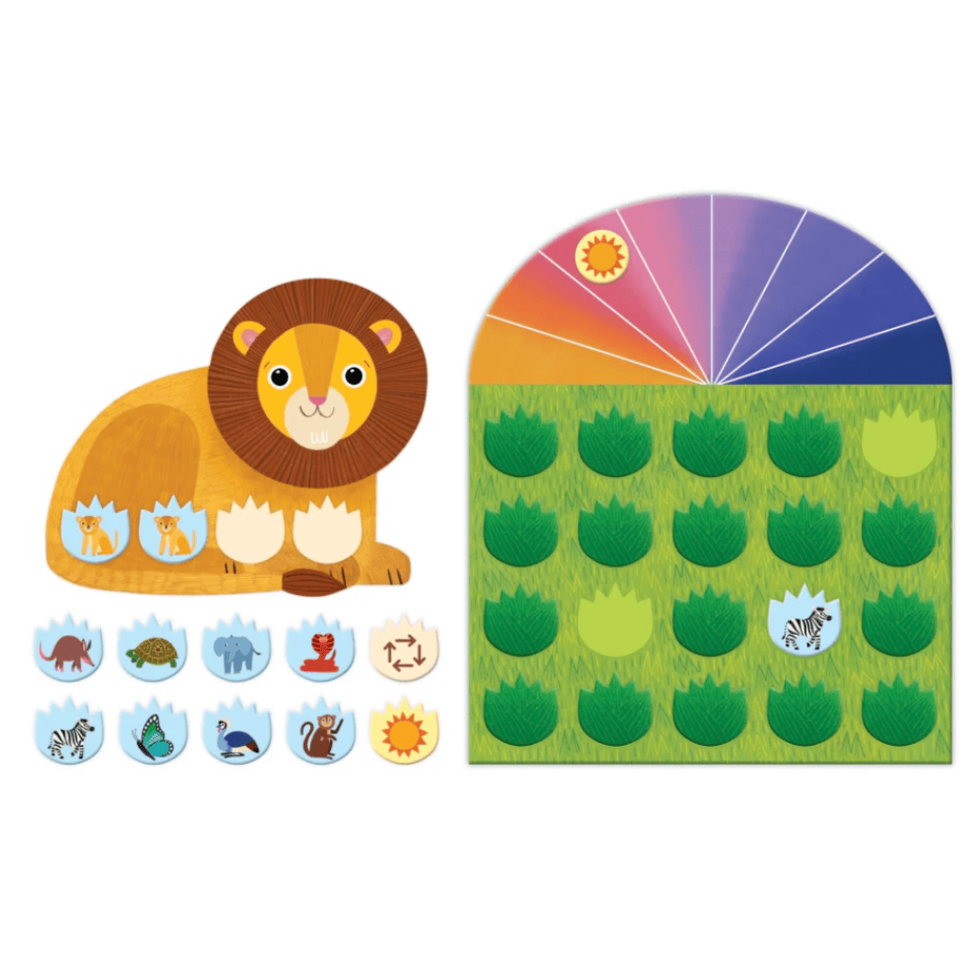 Mudpuppy 3 Plus Game - Lion's Safari Search