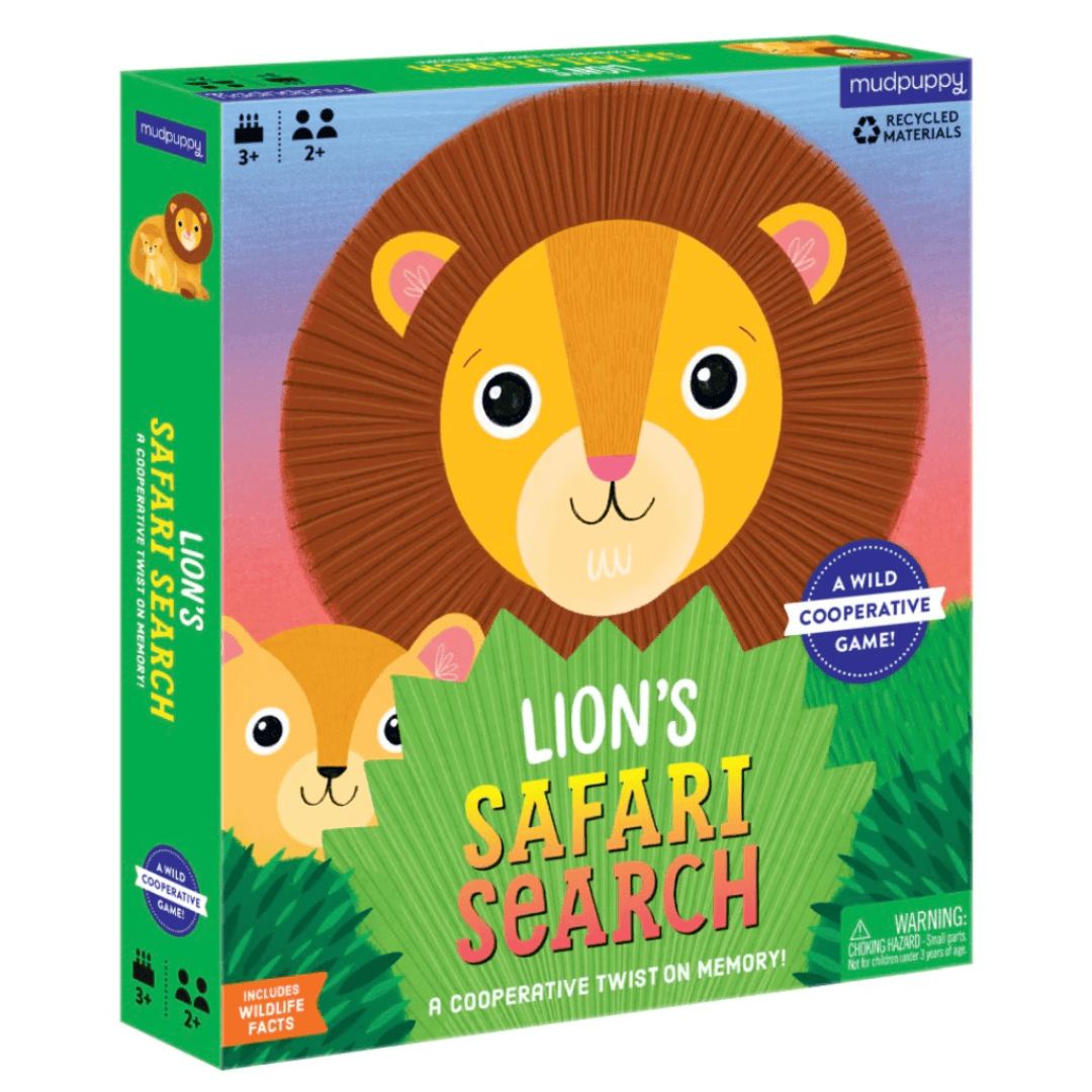Mudpuppy 3 Plus Game - Lion's Safari Search