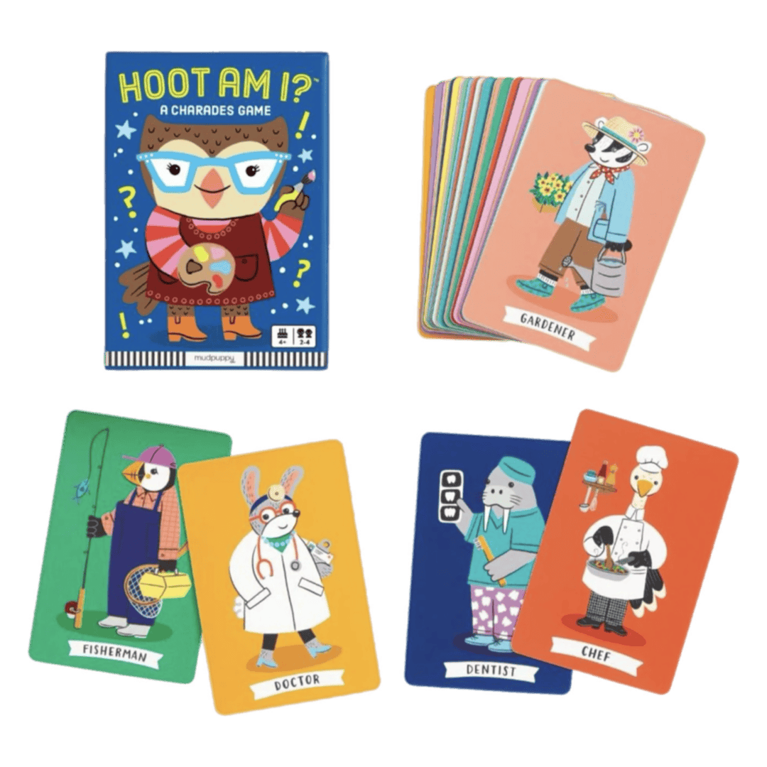 Mudpuppy 3 Plus Playing Cards - Hoot Am I?