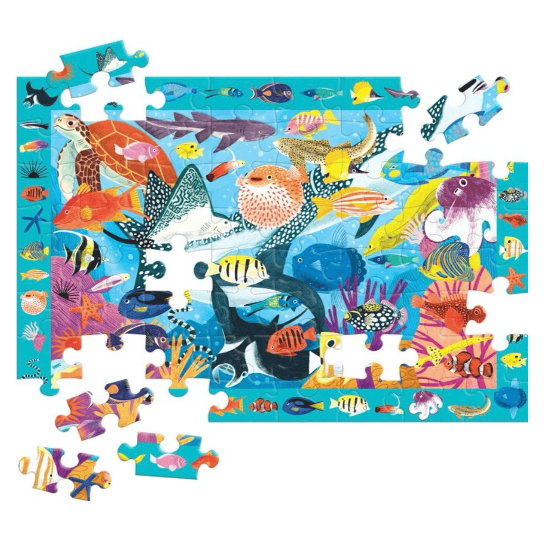 Mudpuppy 4 Plus 64 Pc Search & Find Puzzle - Coral Reef