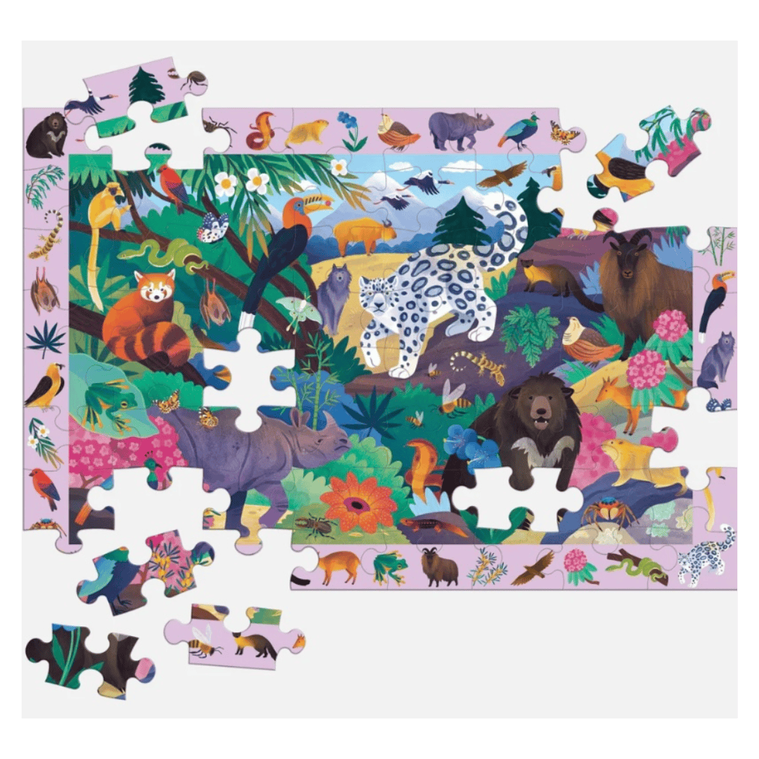 Mudpuppy 4 Plus 64 Pc Search & Find Puzzle - In The Mountains