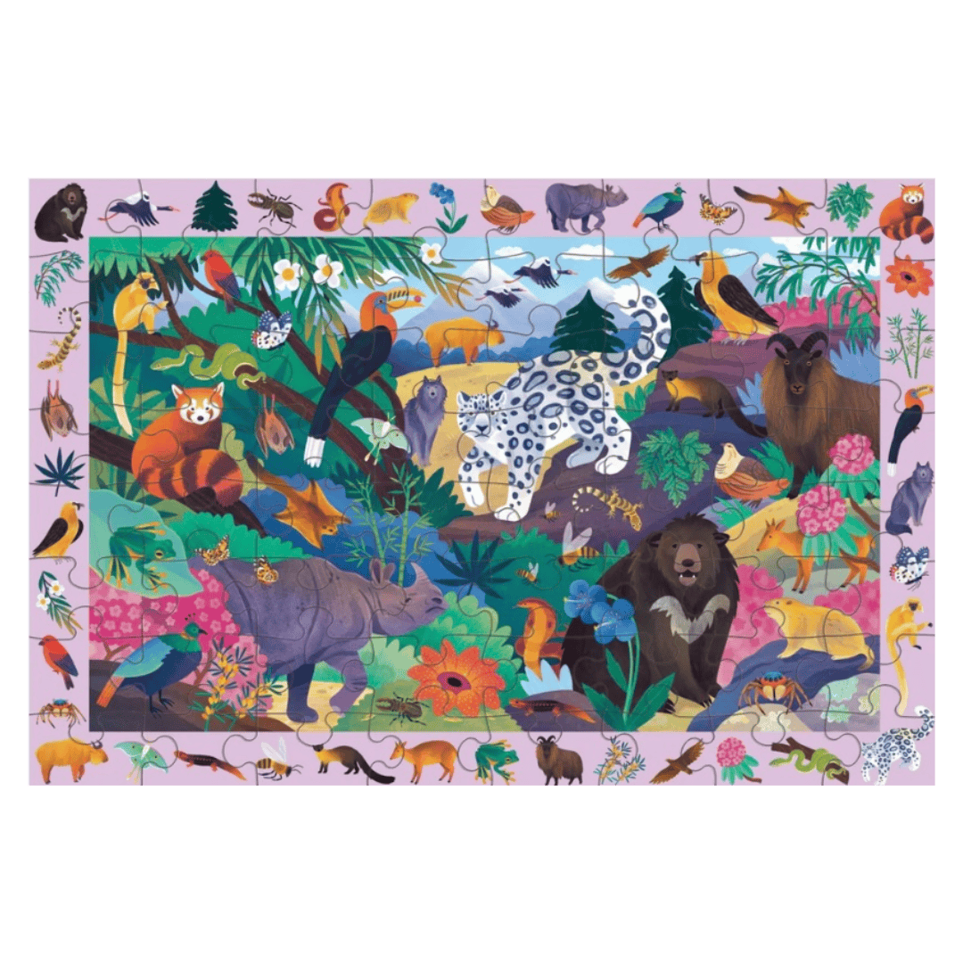 Mudpuppy 4 Plus 64 Pc Search & Find Puzzle - In The Mountains