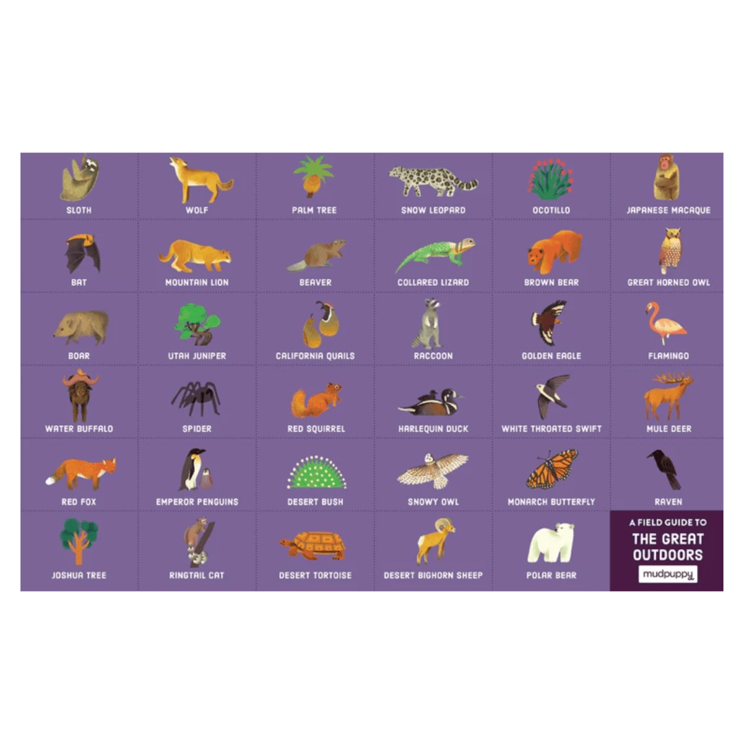 Mudpuppy 4 Plus 64 Pc Search & Find Puzzle - The Great Outdoors